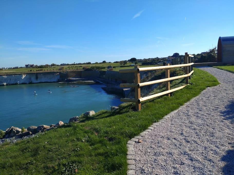 Spring Tide Cliff Top Glamping Pod With Direct Sea Views Birchington-on-Sea Εξωτερικό φωτογραφία